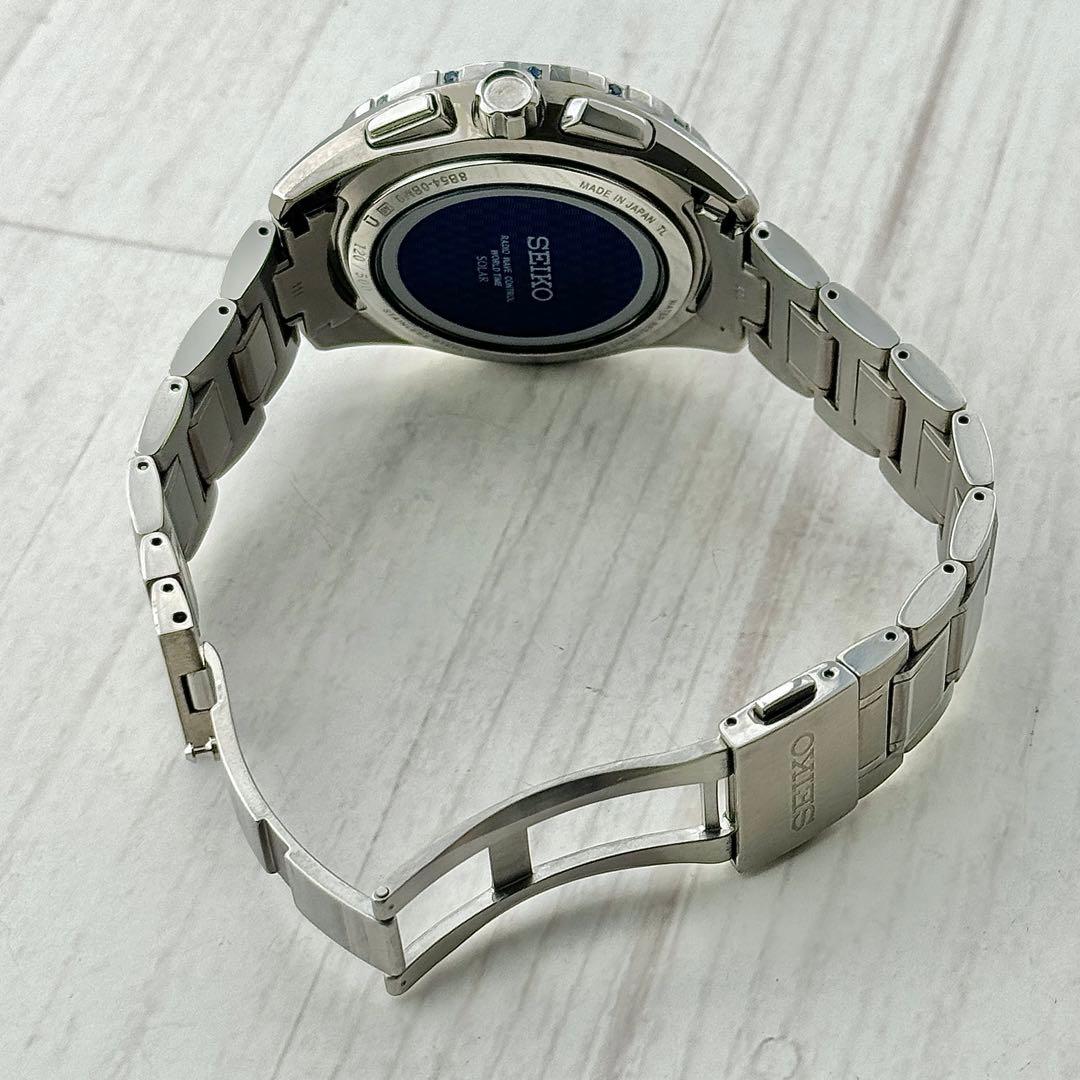 ☆500本限定☆542 セイコー ブライツ 7Pダイヤ デュアルタイム