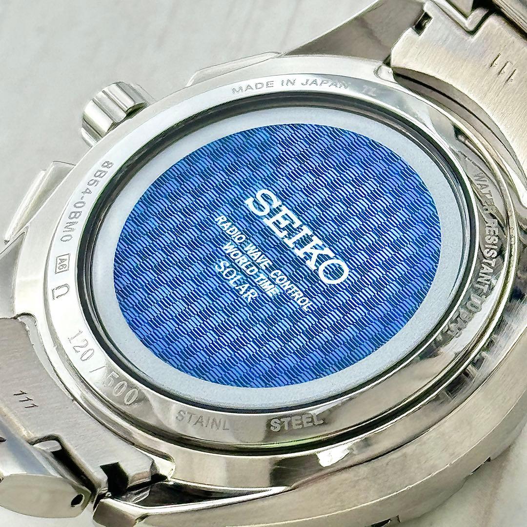 ☆500本限定☆542 セイコー ブライツ 7Pダイヤ デュアルタイム