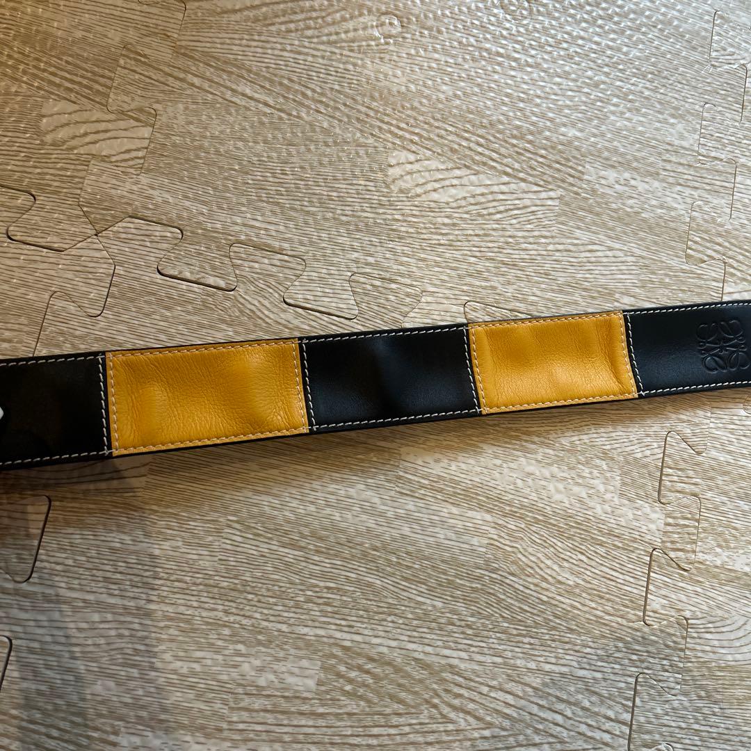 LOEWE レザーバングル　バイカラー