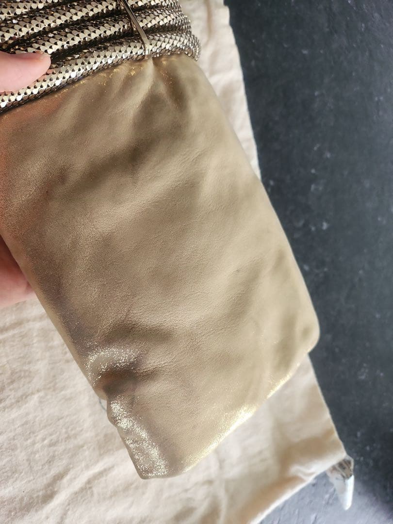 Jimmy Choo ゴールド クラッチバッグ