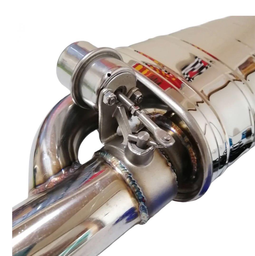 【新品　未使用】ナガホリレーシング　デュアル可変バルブマフラー　径63mm