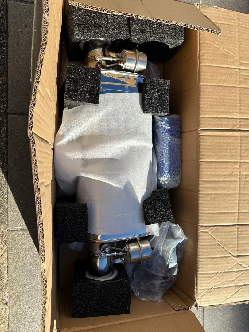 【新品　未使用】ナガホリレーシング　デュアル可変バルブマフラー　径63mm