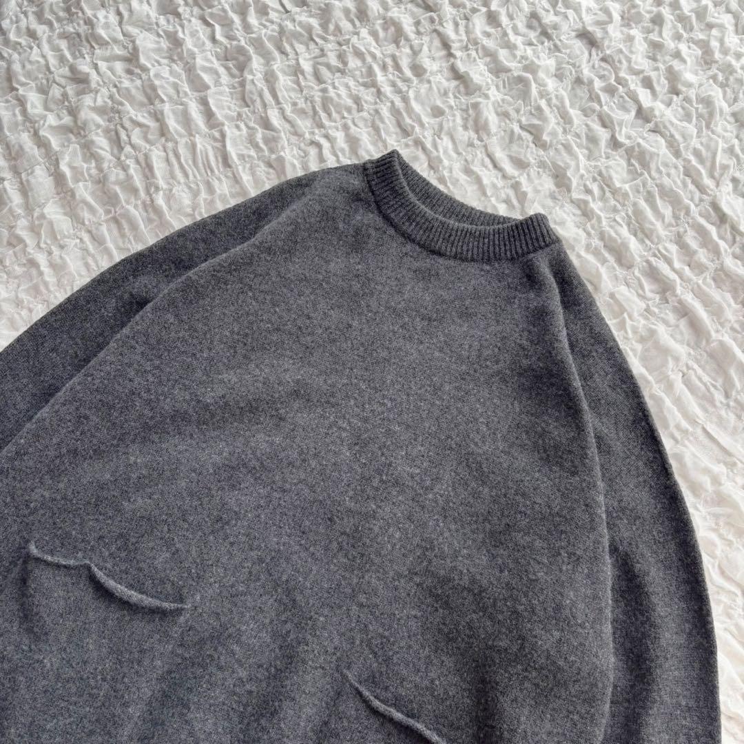 【美品】 スピックアンドスパン クルーネック ワイドチュニック プルオーバー