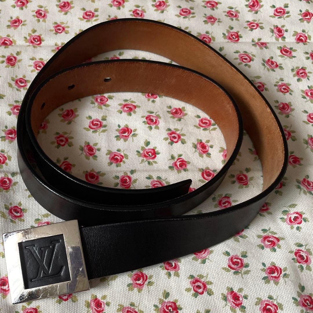 ☆めろんアイス☆　再お値下げ　ルイヴィトン　ベルト　黒