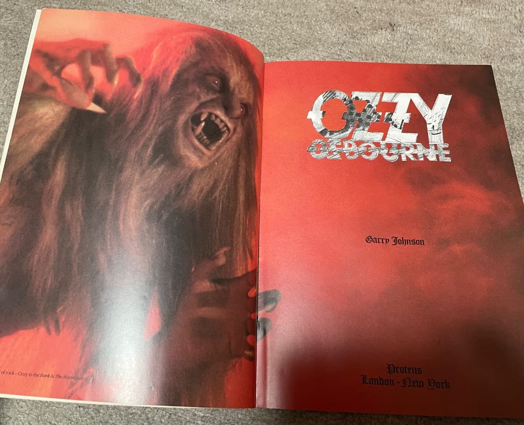 OZZY OZBOURNE Proteus ROCKS・洋書