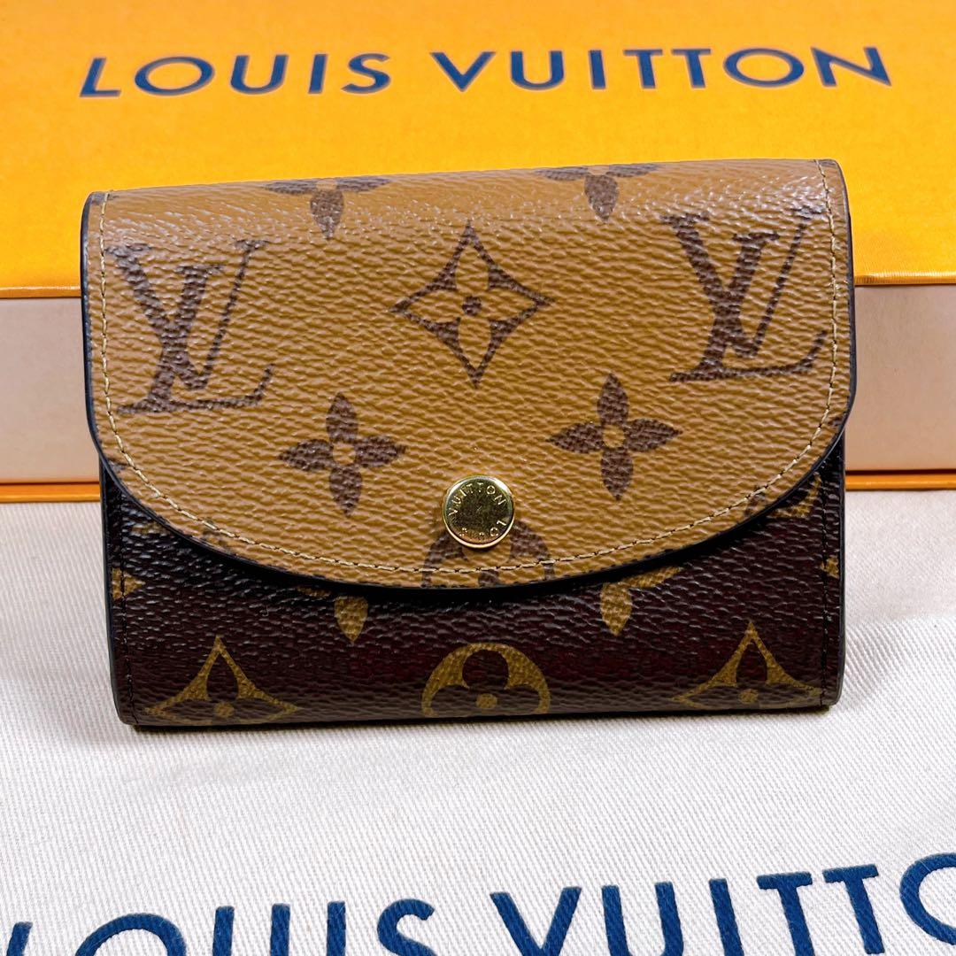 ✨極美品✨ ルイヴィトン モノグラムリバース ポルトモネロザリ コンパクト財布