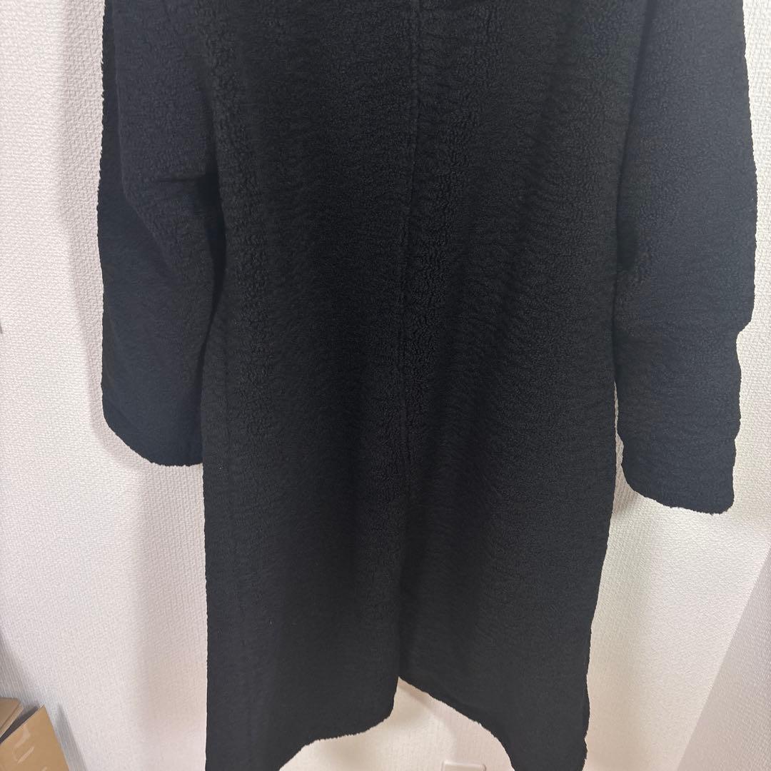 LASUD ファーボアコート　ブラック　未使用品　サイズ9号　定価34000円