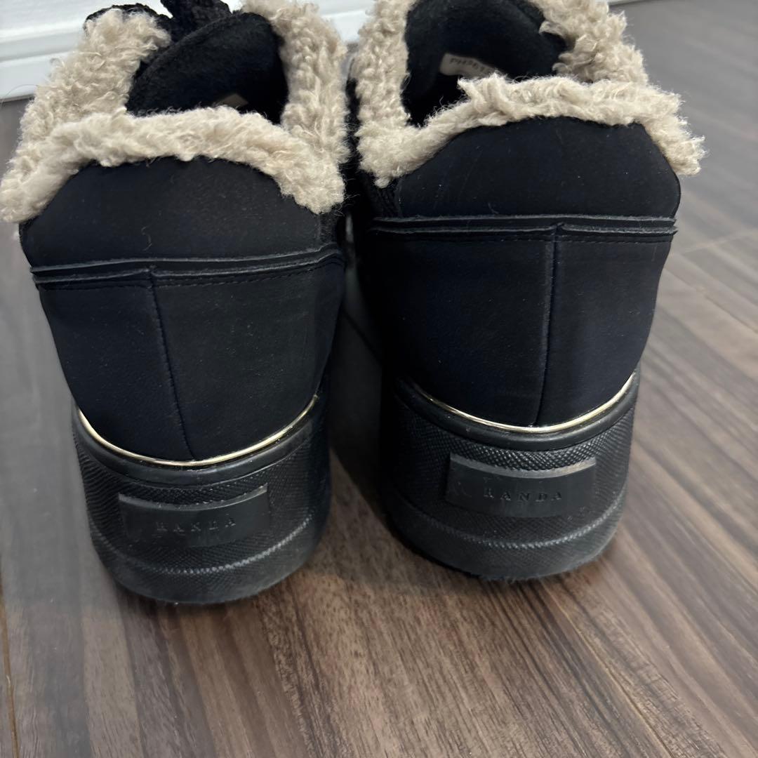 ランダ　ボリュームソールボアスニーカー