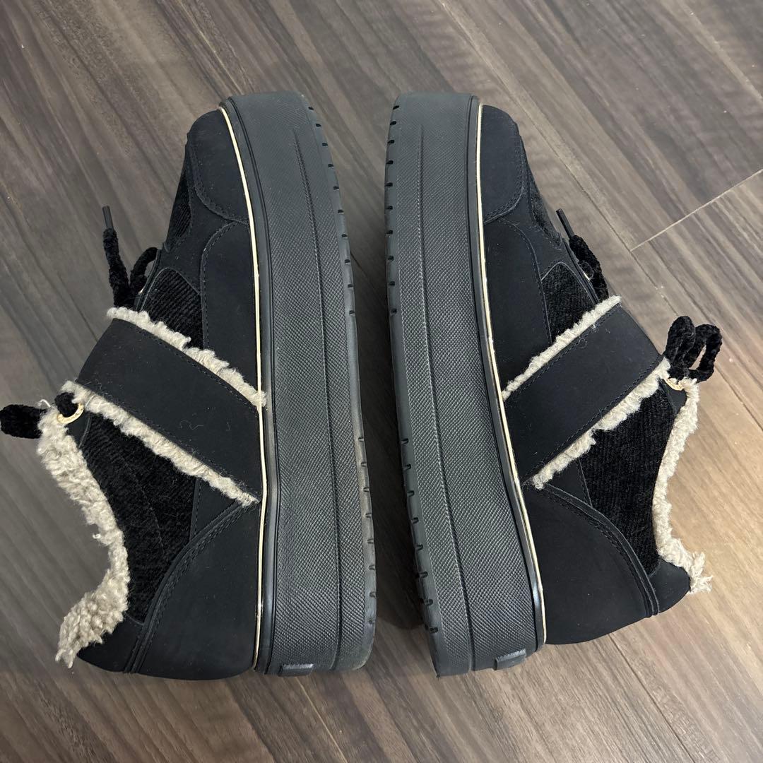 ランダ　ボリュームソールボアスニーカー