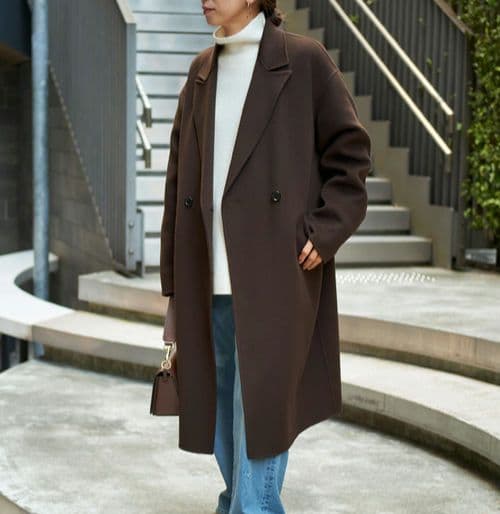 SUPER160sダブルブレストコート