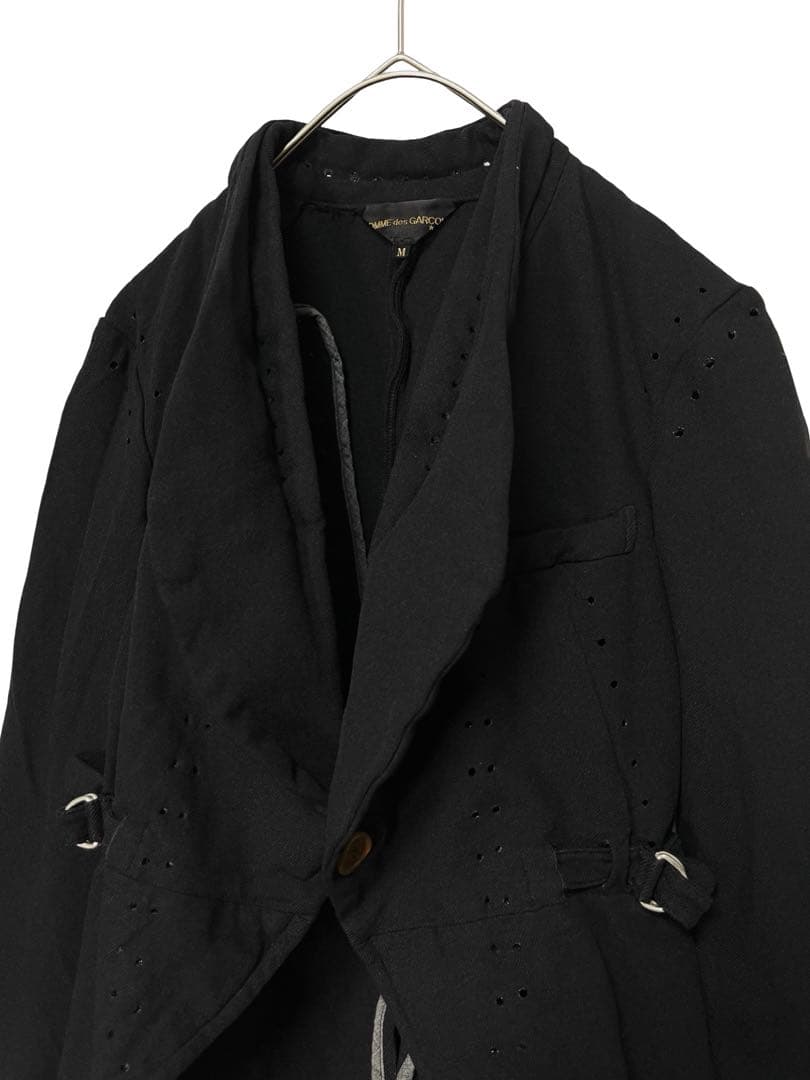 AD2004 レア コムデギャルソン レースアップ 燕尾ジャケット