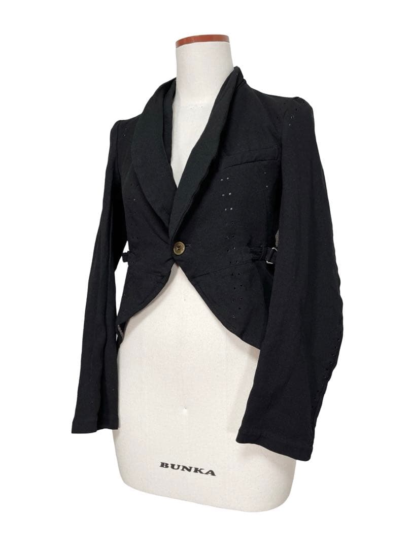 AD2004 レア コムデギャルソン レースアップ 燕尾ジャケット