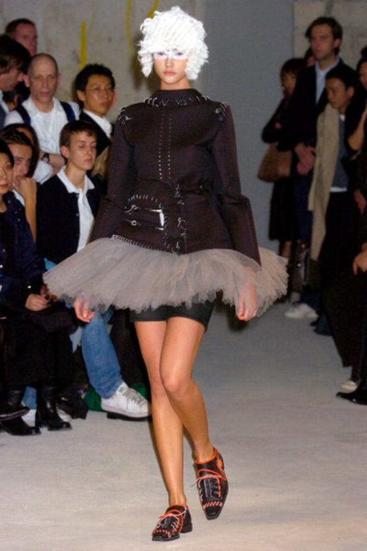 AD2004 レア コムデギャルソン レースアップ 燕尾ジャケット