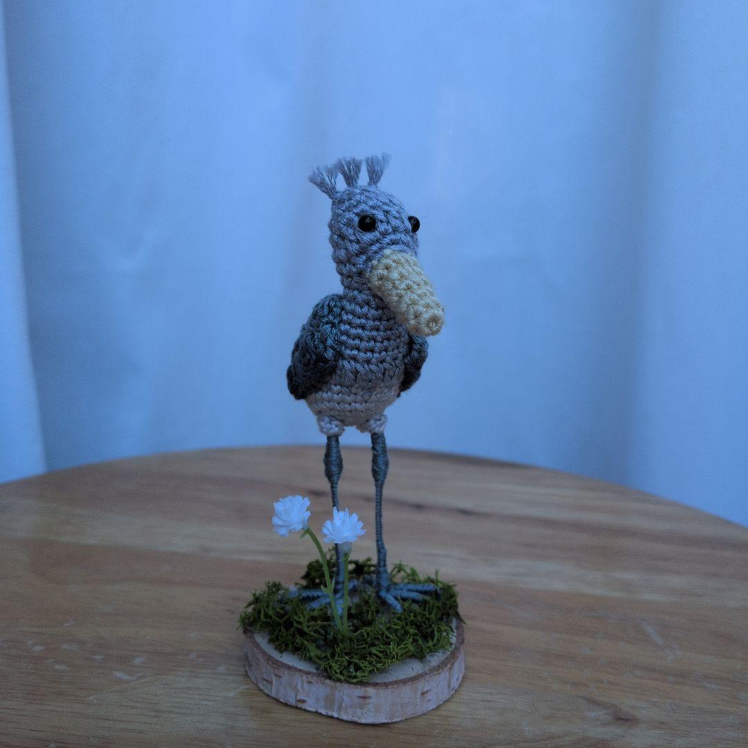 編みぐるみカメレオン　ウサギ　ハシビロコウ