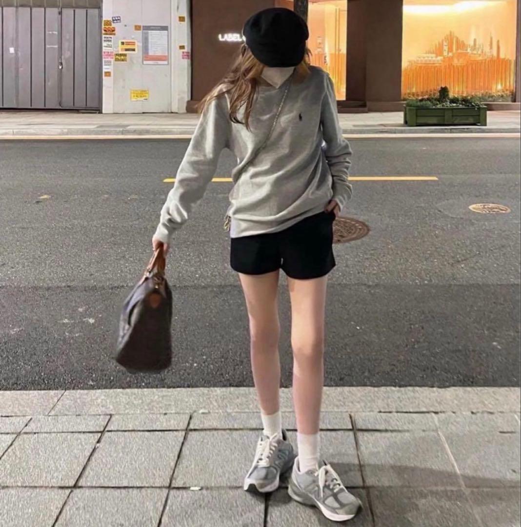 美品✳︎ポロラルフローレン現行タグボックスシルエットショート丈サイドリブ正規品