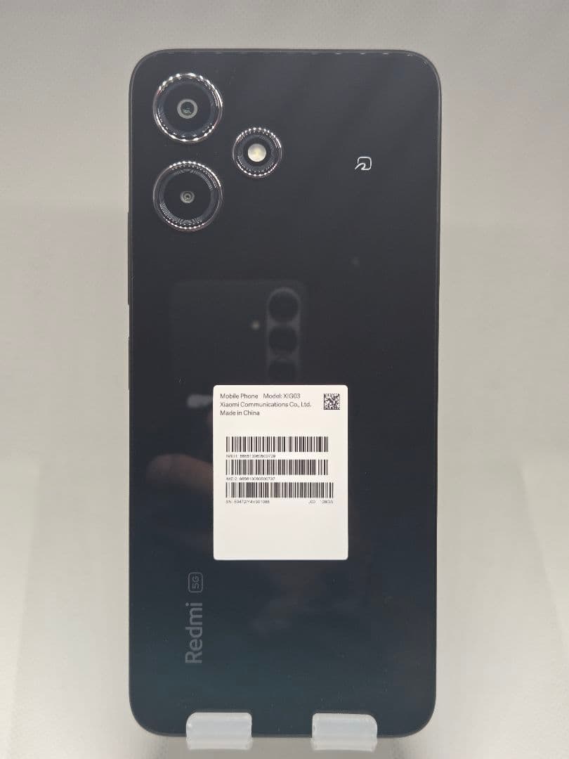 美品 Redmi 12 5G 128GB ブラック SIMフリー XIG03