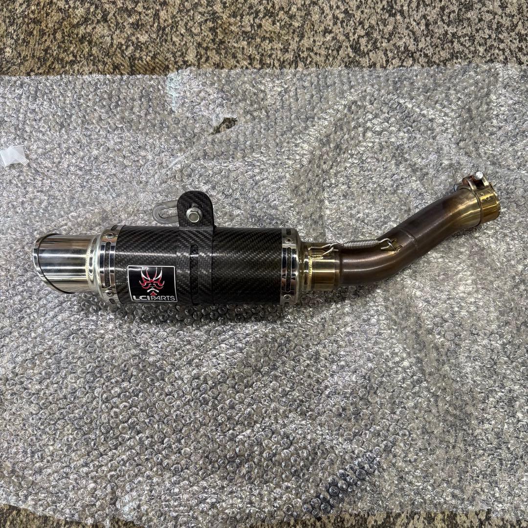 CBR250R LCIPARTS ショートカーボンスリップオンマフラー MC41