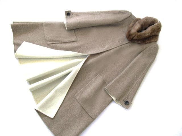 未使用級 超美品　FOXEY　フォクシー カシミヤ　ミンク　コート 40