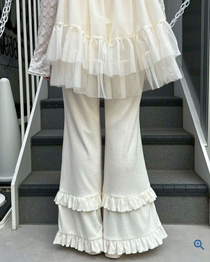 Candy Stripper DECORATE RIBBON FLARE パンツ