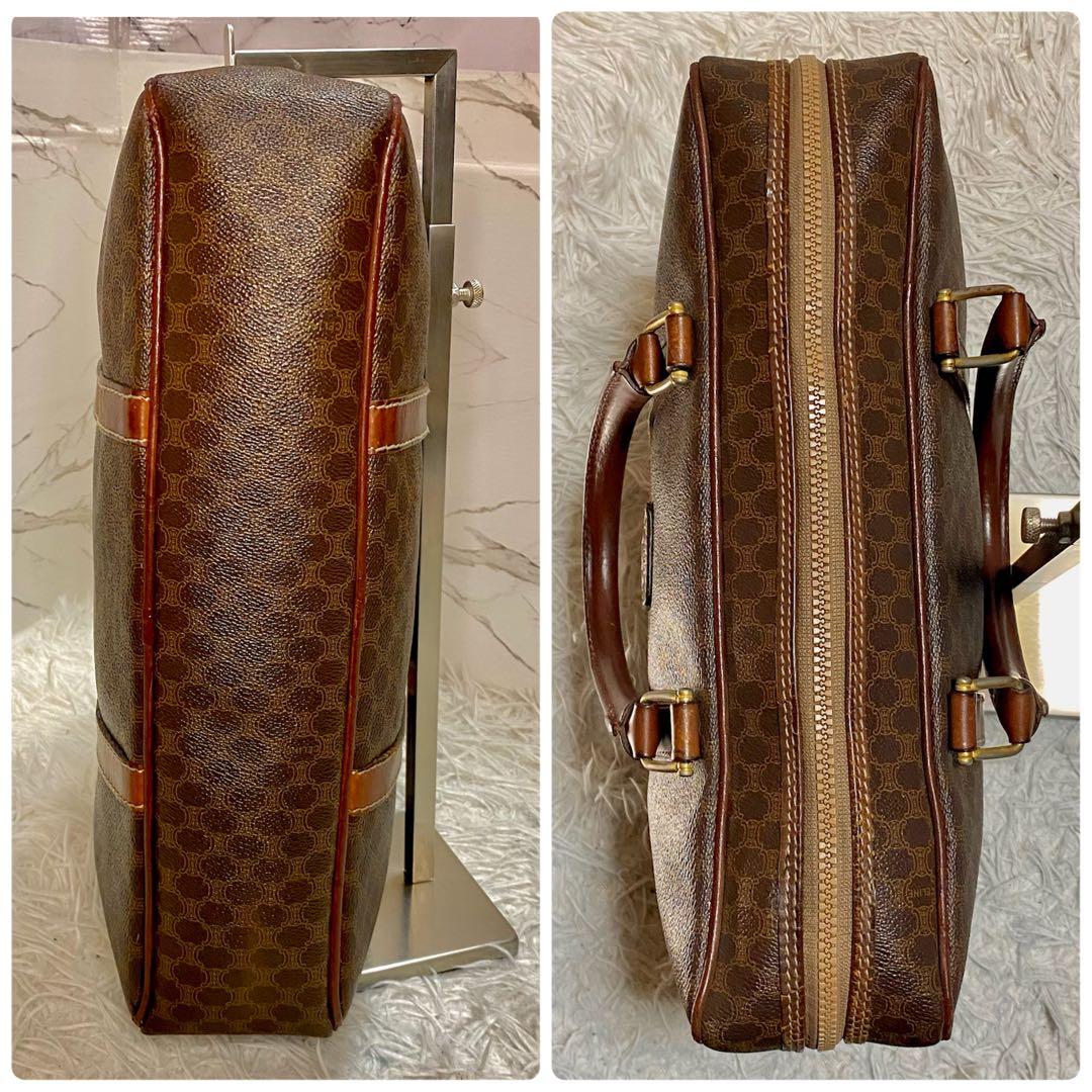 【美品】セリーヌ　ブリーフケース　ビジネスバッグ　バック　大容量　A4余裕多機能