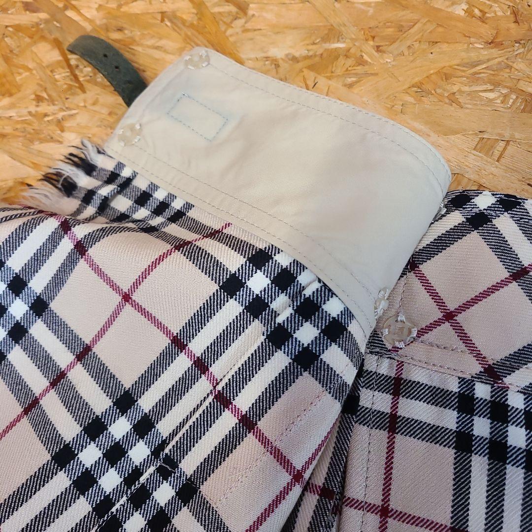 BURBERRY BLUE LABEL バーバリー ラップ ミニスカート