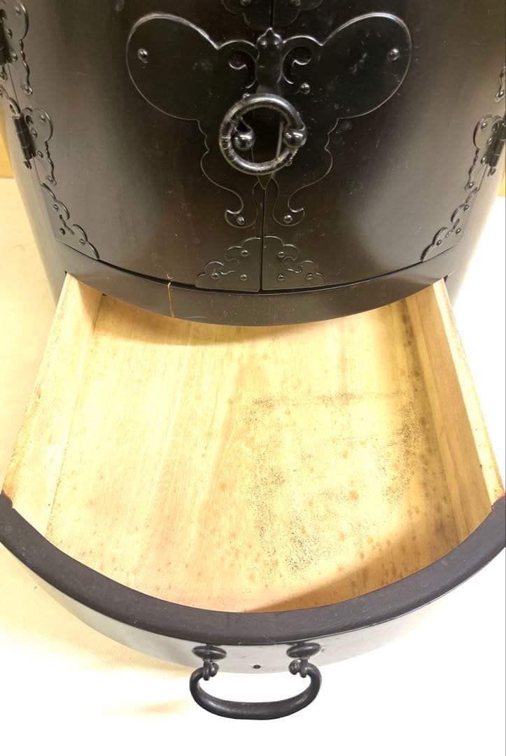 昭和レトロ アンティーク家具 円柱棚