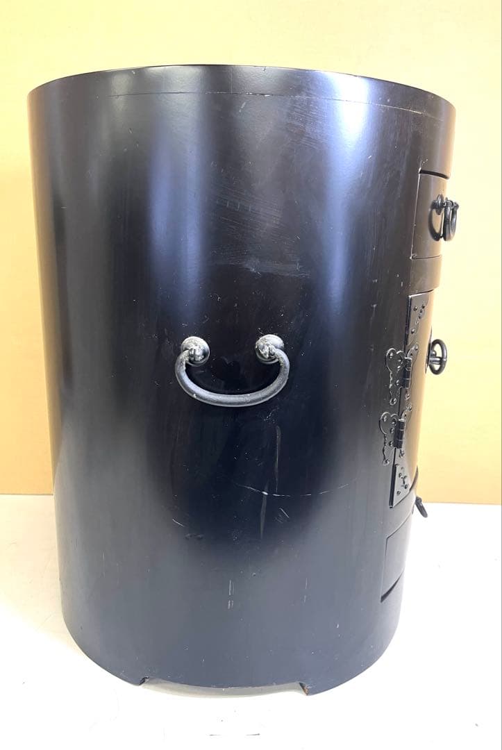 昭和レトロ アンティーク家具 円柱棚