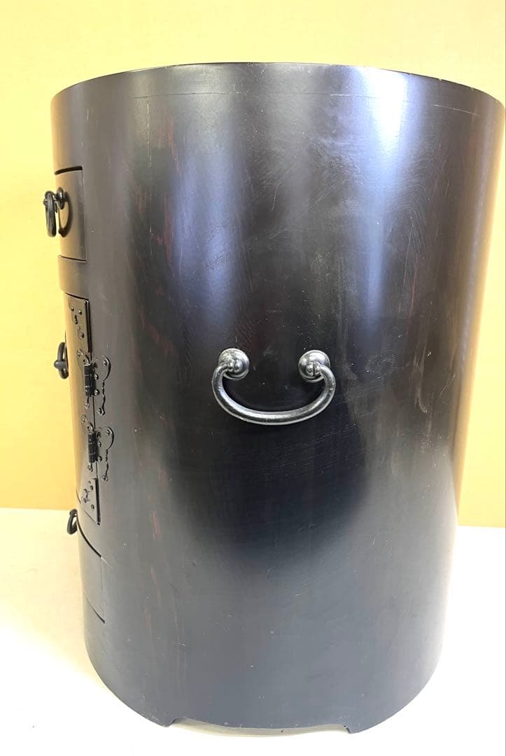 昭和レトロ アンティーク家具 円柱棚