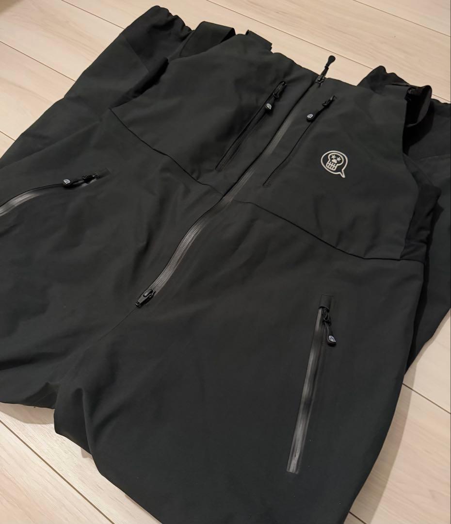 unfudge PEEP BIBPANTS XL ブラック