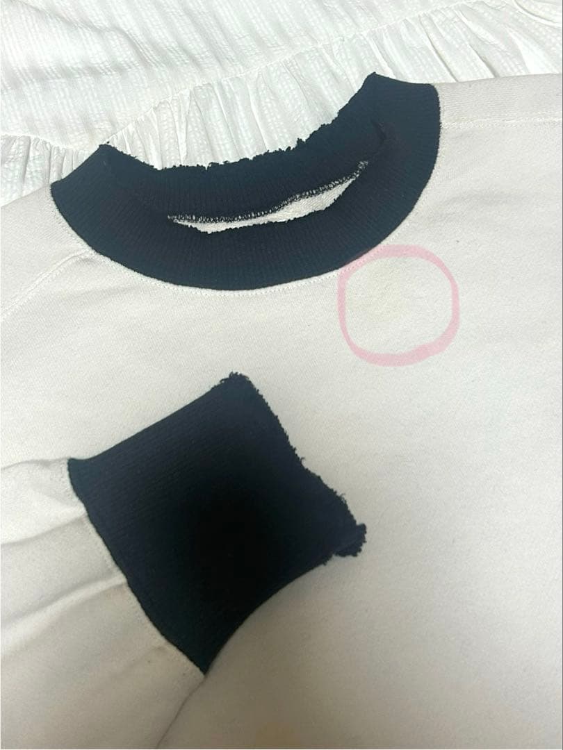 6(ROKU) ダメージ加工 スウェット