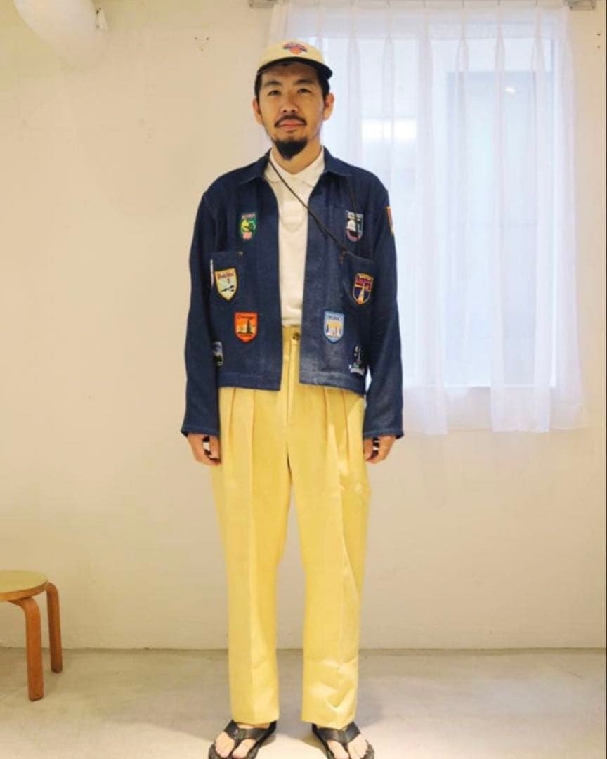 最終値下げNeat USA 36 イエローベージュ　lechoppe