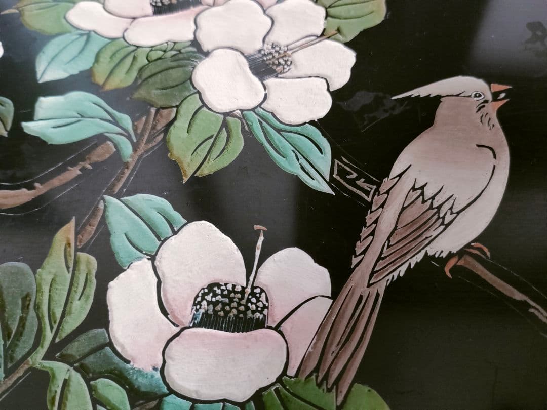 【TI様用】　中国家具 キャビネット 中国古玩 アンティーク家具 花鳥図