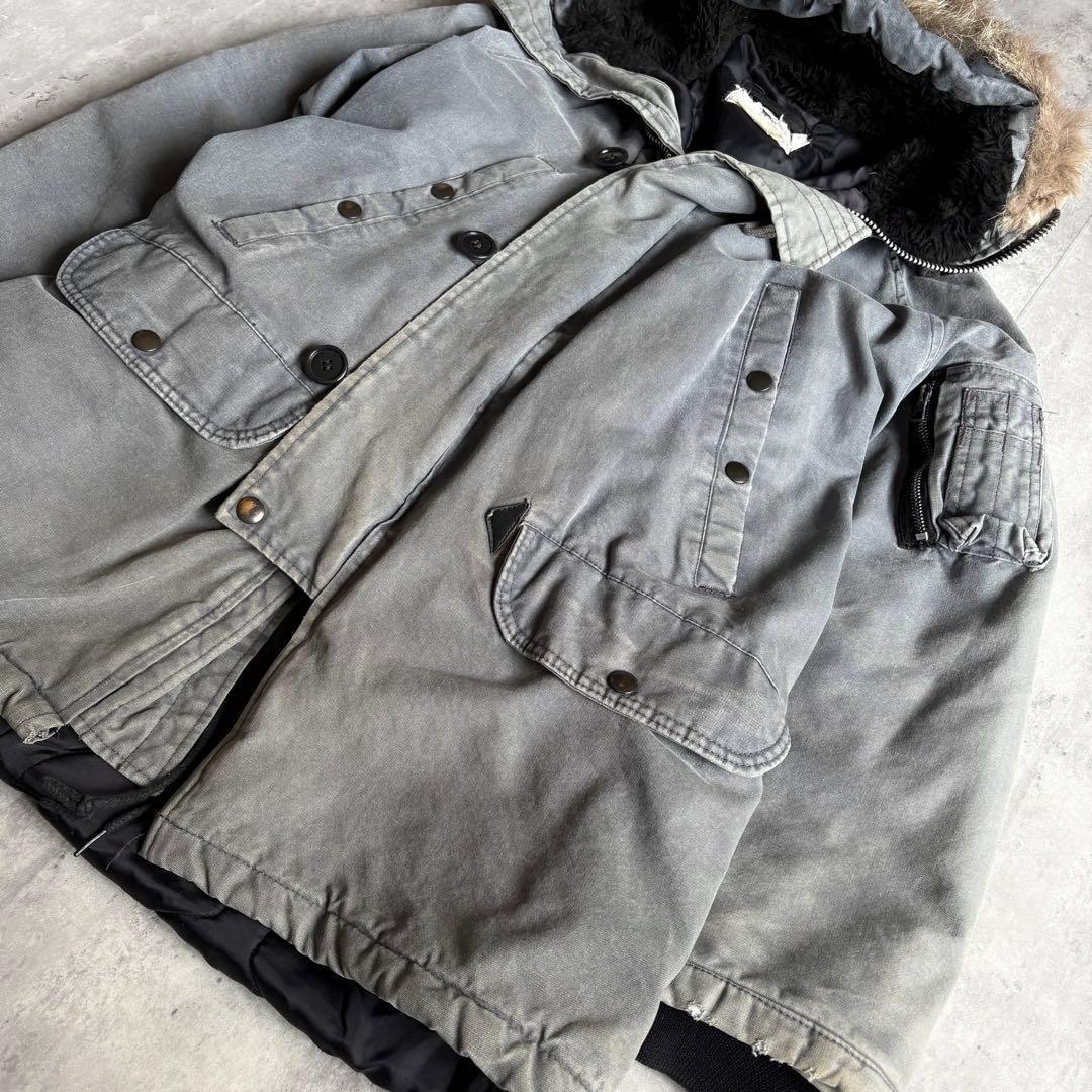 【SPIEWAK】N-3B フライトジャケット　usa製　ファー　y2k お兄系