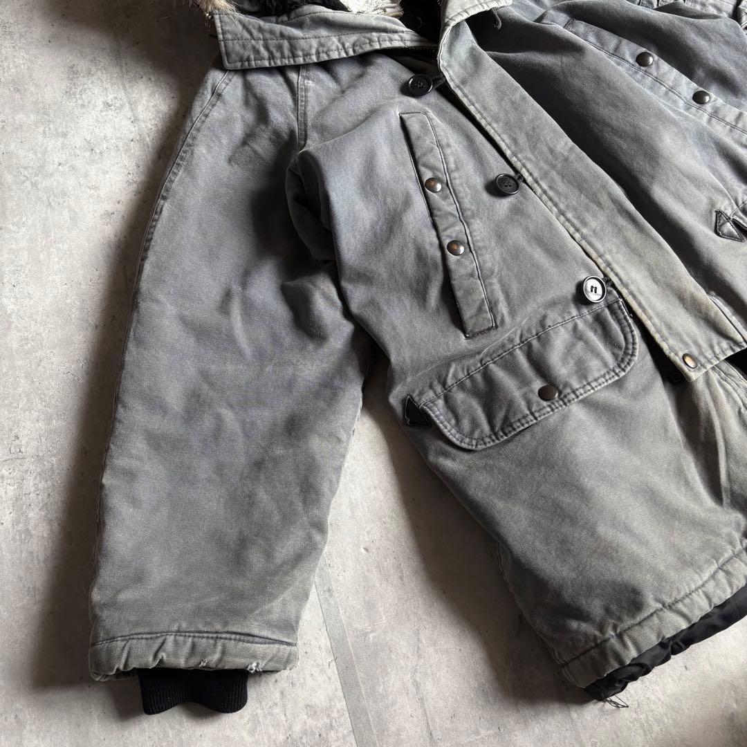 【SPIEWAK】N-3B フライトジャケット　usa製　ファー　y2k お兄系