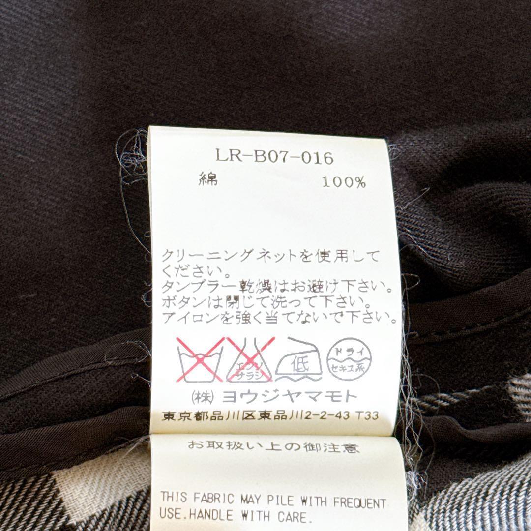 希少デザイン✨LIMI feu 変形シャツジャケット チェックレイヤードデザイン