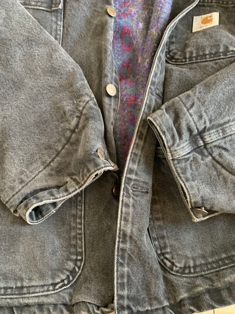 【スペシャル】カーハート SOUTHWEST チョアコート　ブラックデニム