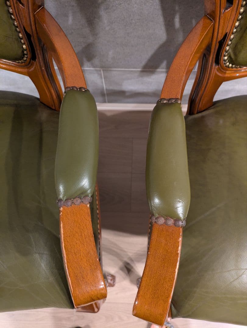 ①イス 2脚セット 梱包・発送たのめる便の関係上2つのページで購入する必要有