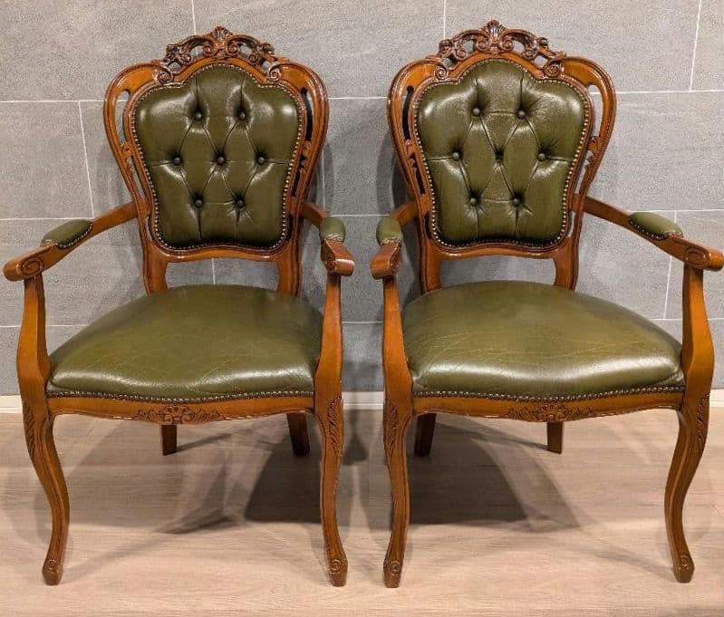 ①イス 2脚セット 梱包・発送たのめる便の関係上2つのページで購入する必要有