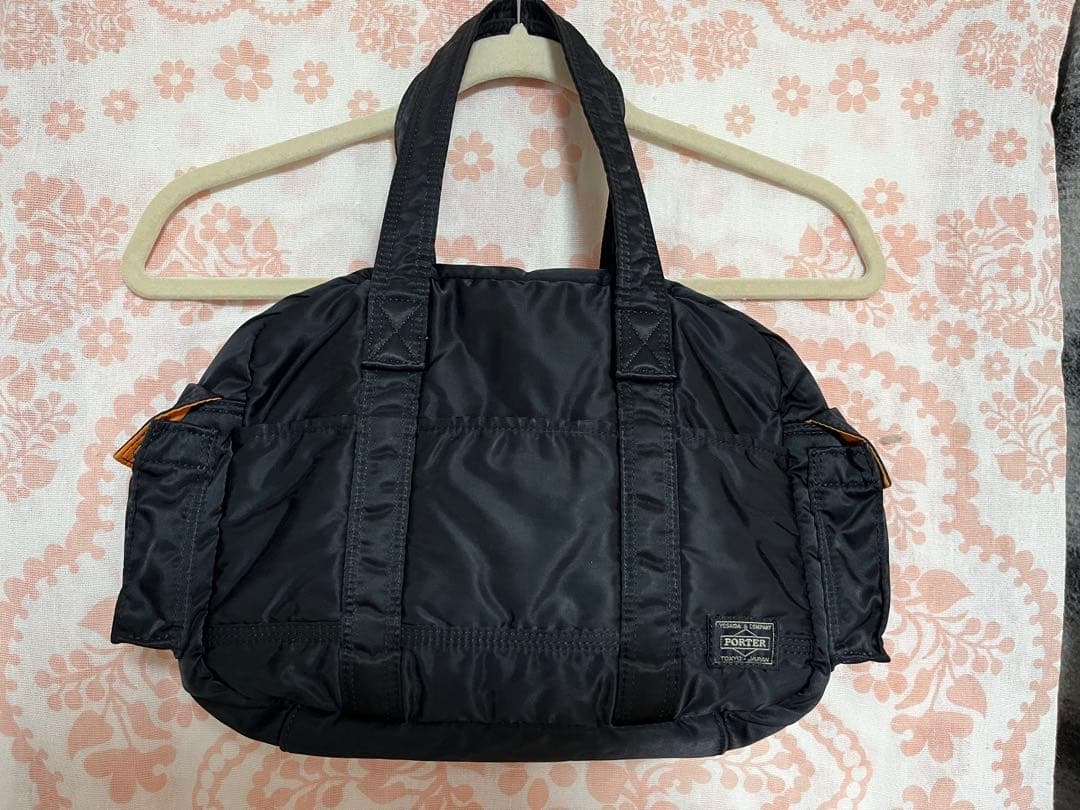 PORTER タンカー ブラック ボストンバッグ