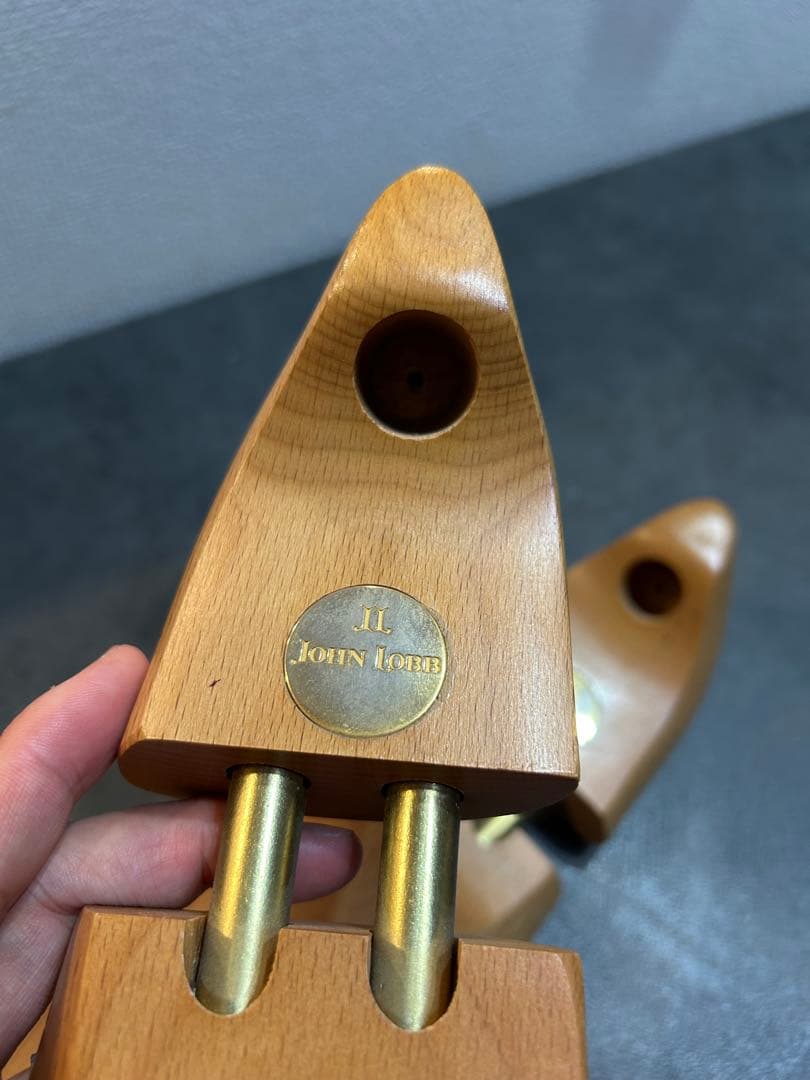 【JOHN LOBB】ゴールドプレート純正シューツリー 9E