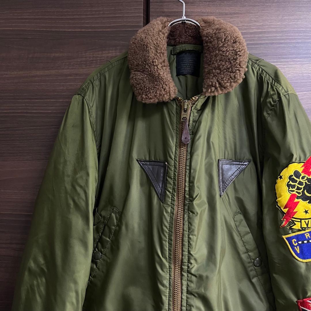 USA製 SPIEWAK B-15 フライトジャケット M相当 スピワック 美品