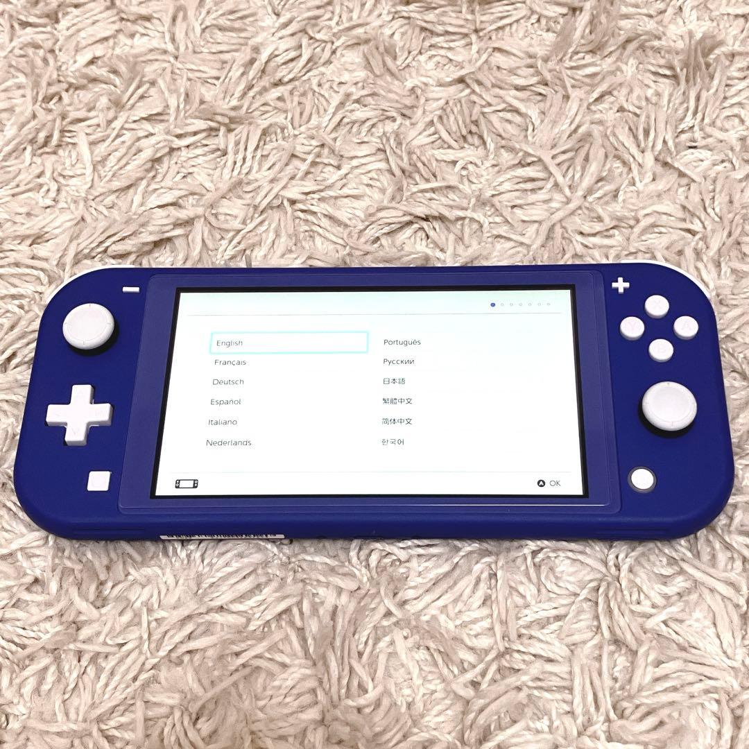 【美品】Nintendo Switch Lite ブルー 充電器付き