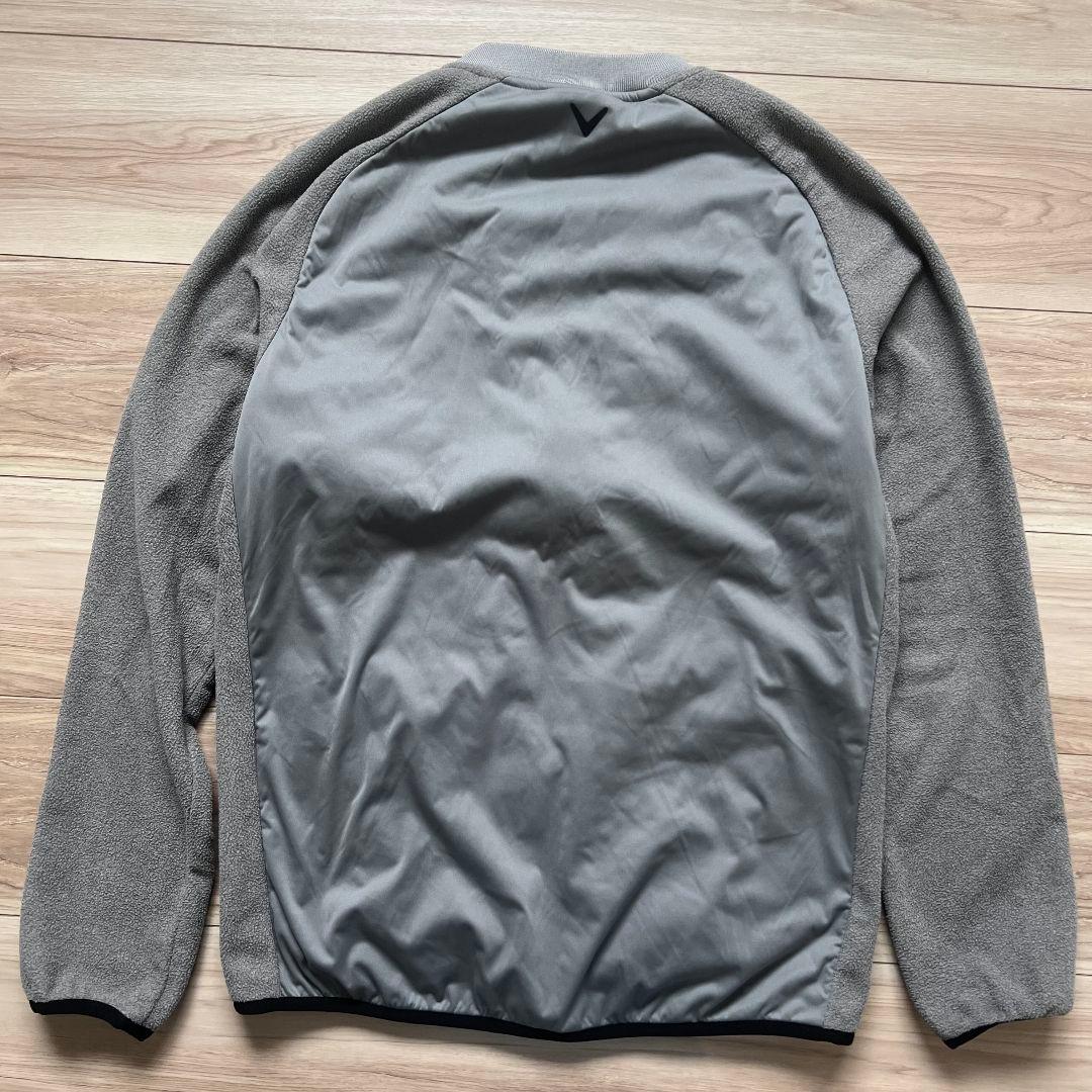 Callaway キャロウェイ　中綿　ダウンジャケット　フリース　メンズ　グレー