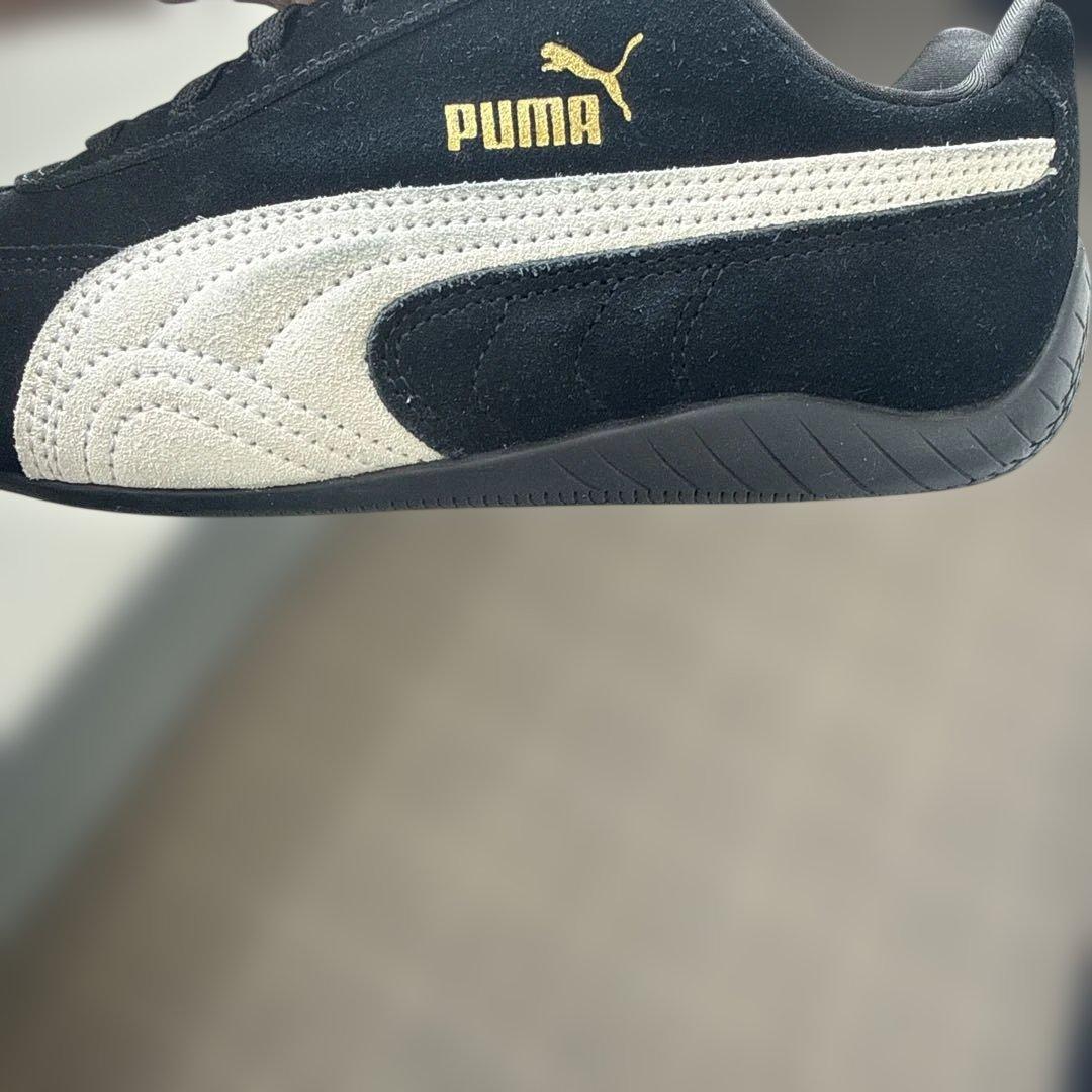 Puma スピードキャット ローカットスニーカー 黒/白