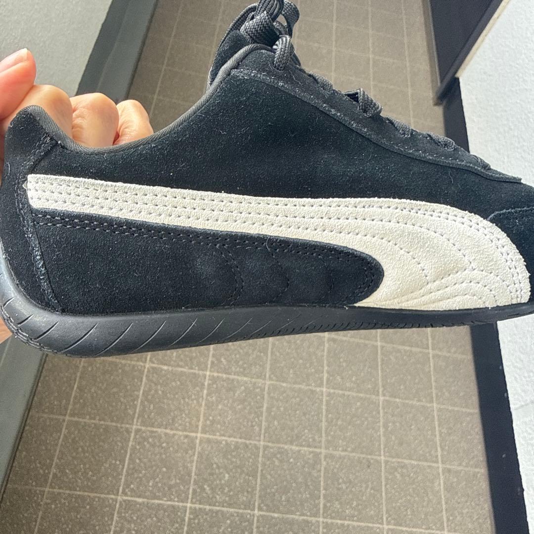 Puma スピードキャット ローカットスニーカー 黒/白