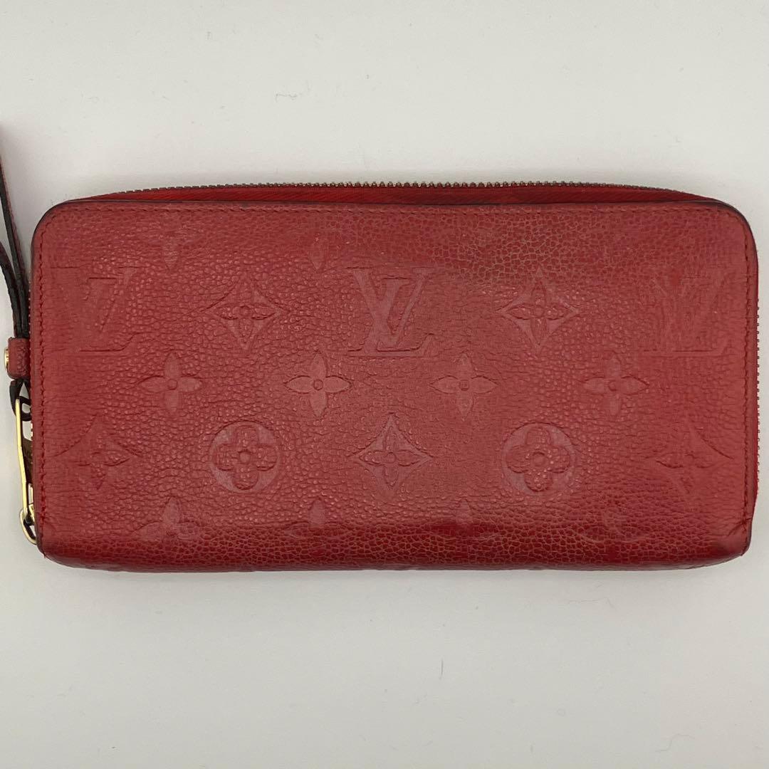 人気✨美品✨ルイヴィトン モノグラム アンプラント ジッピーウォレット 赤