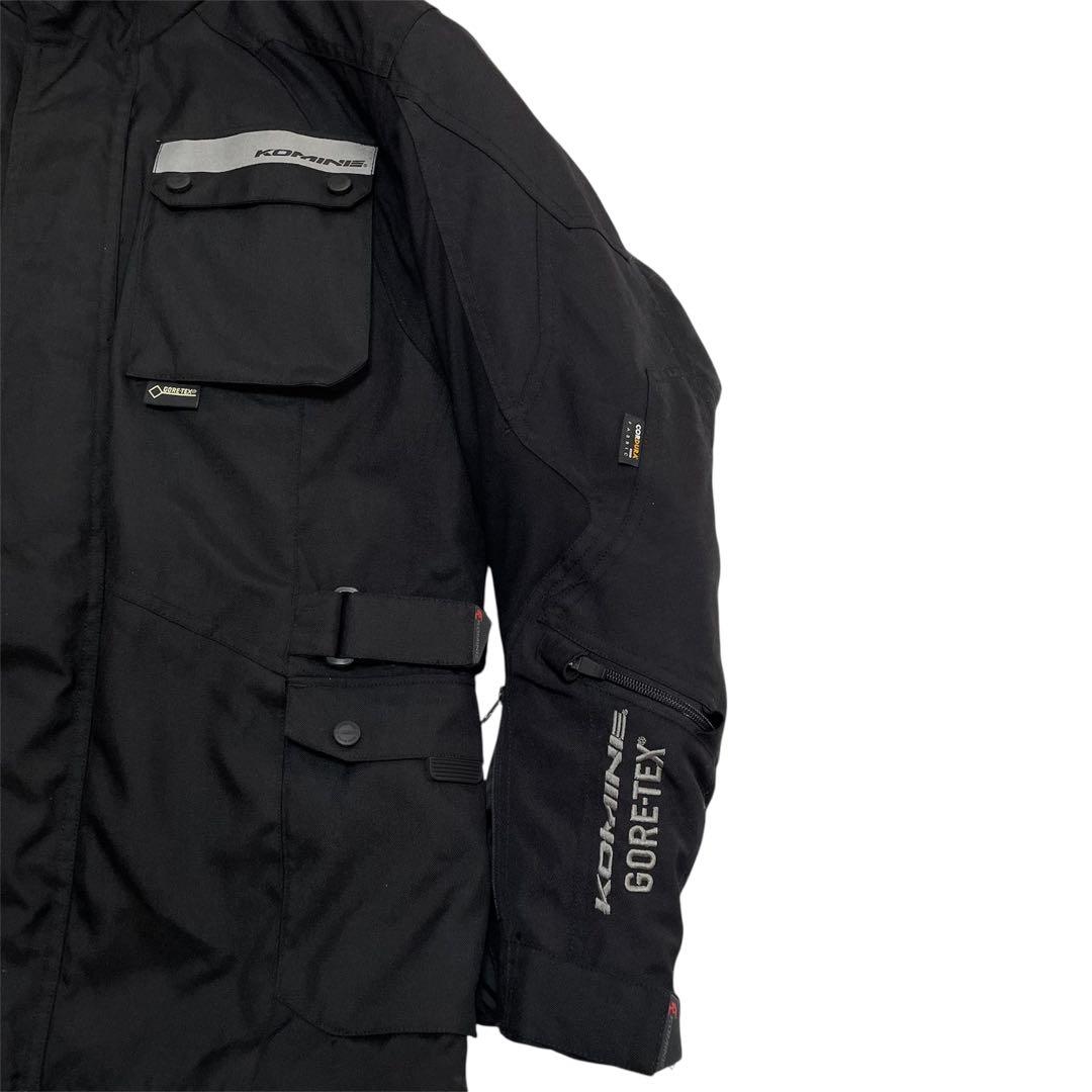 美品✨コミネ 防水ライディングジャケット 黒 ゴアテックス ウィンタージャケット