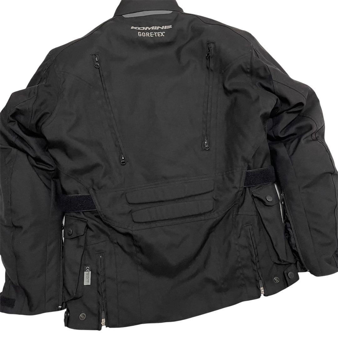 美品✨コミネ 防水ライディングジャケット 黒 ゴアテックス ウィンタージャケット