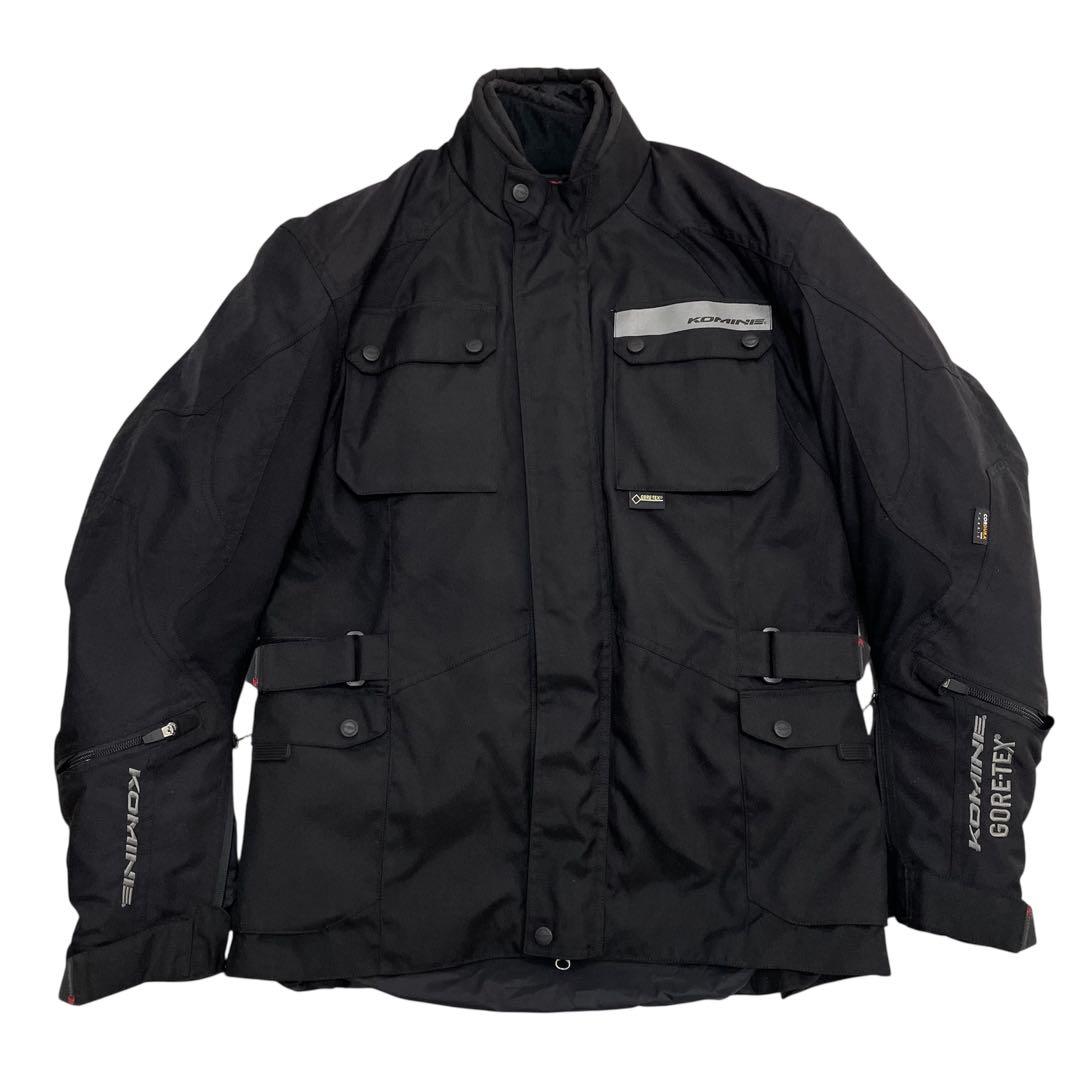 美品✨コミネ 防水ライディングジャケット 黒 ゴアテックス ウィンタージャケット