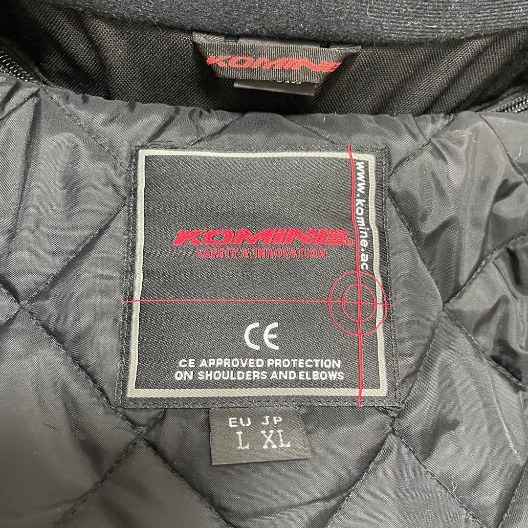 美品✨コミネ 防水ライディングジャケット 黒 ゴアテックス ウィンタージャケット